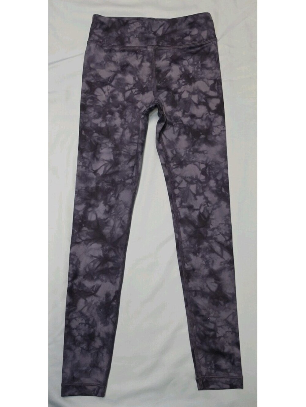 Athleta Girl High Rise Chit Chat Tight Leggings S/7 Purple Marble Print